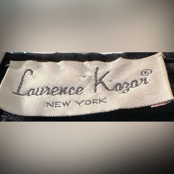 Vtg 80s Laurence Kazar Quintessential Eye-Popping Sequin Design Full Silk Skirt - Picture 5 of 7